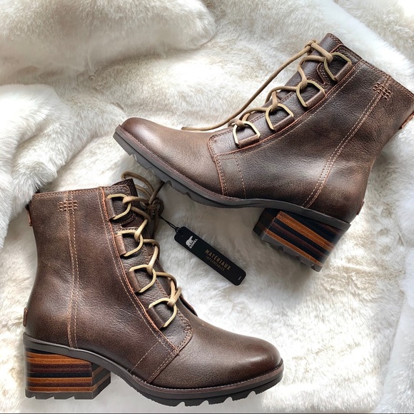 Sorel Shoes - {Sorel} Cate Brown Lace Up Boots